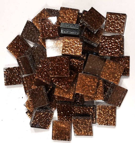 Spiegelmosaik 15 - Bronze - geriffelt - 125g